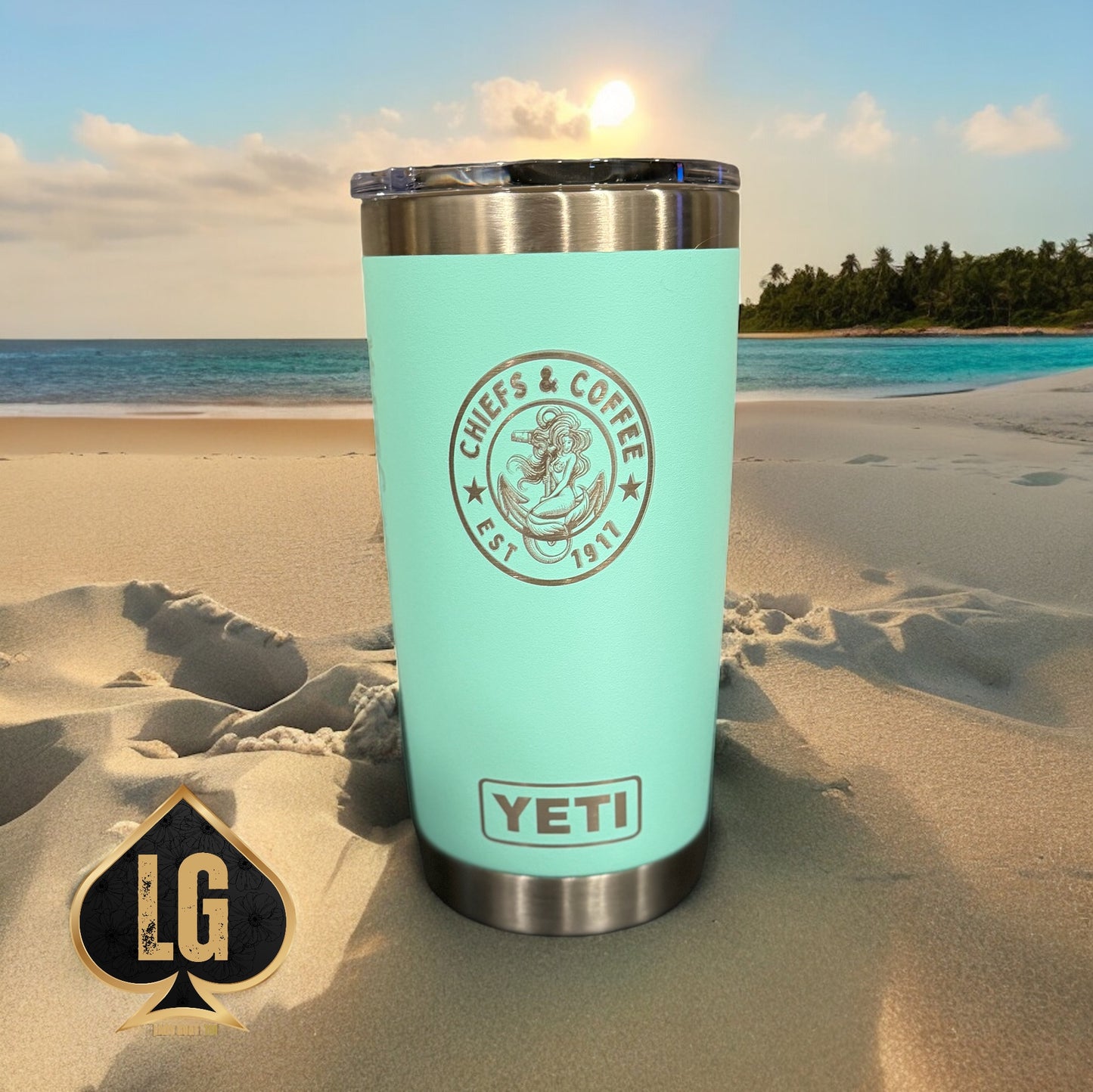 Chiefs and Coffee Tumbler Yeti