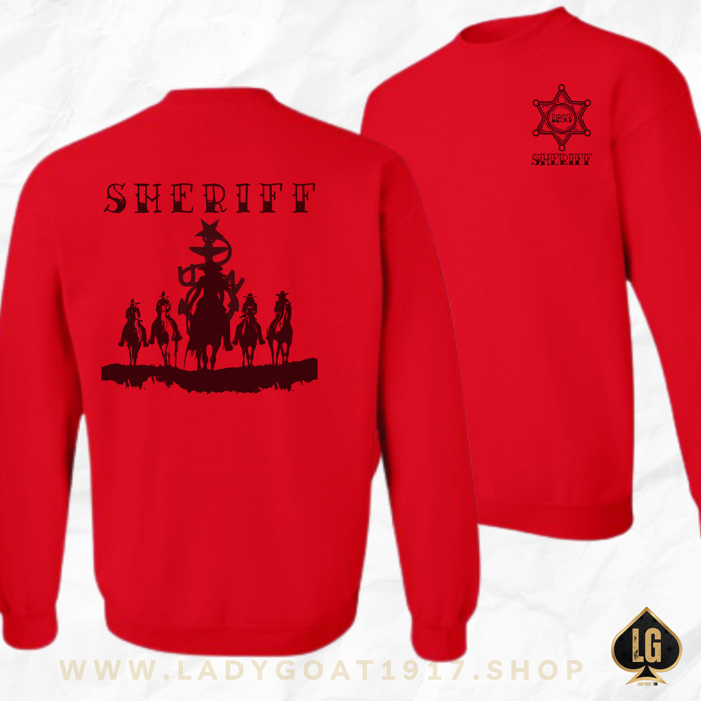 Sheriff Crewneck Sweater