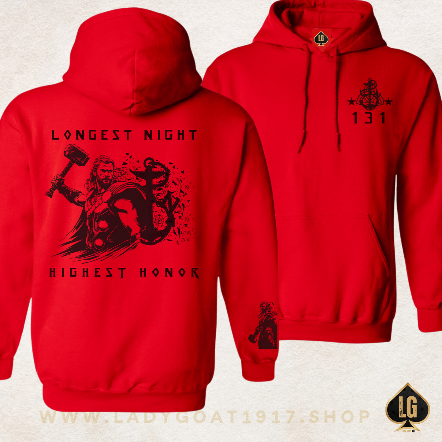 Thor Goat 131 Unisex Hoodie